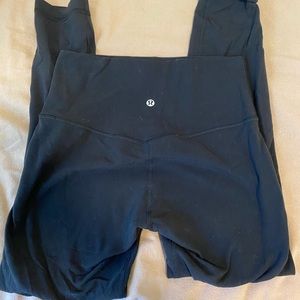 Black 25” lululemon align leggings